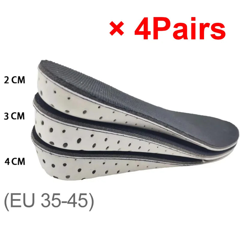 Height Increase Insoles | Breathable Memory Foam Shoe Lifts