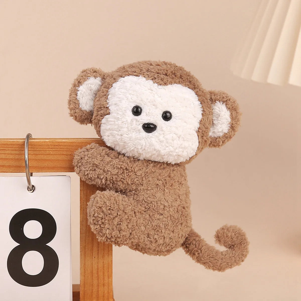 Cute Cartoon Jungle Animals Clip Dolls | Plush Toy Screen Decor