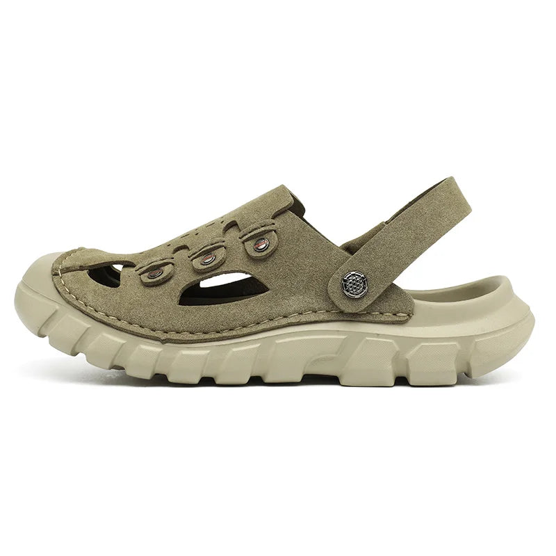 Men’s Two-Way Wearing Hollow Out Sandals | Breathable Summer Footwear