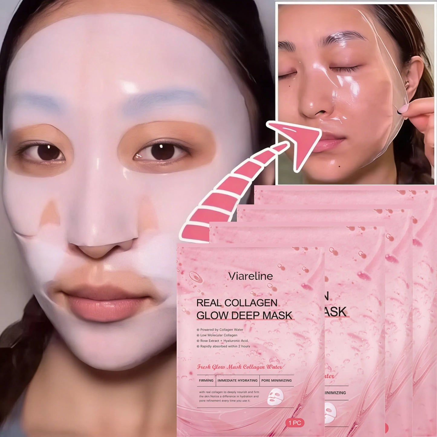 Overnight Collagen Mask for Hydrating Glass Glow Skin