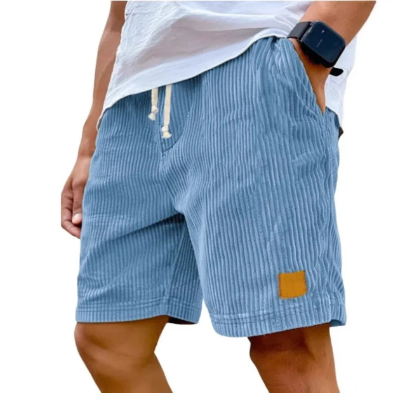 Men's Retro Corduroy Casual Shorts | Stylish Summer Essential