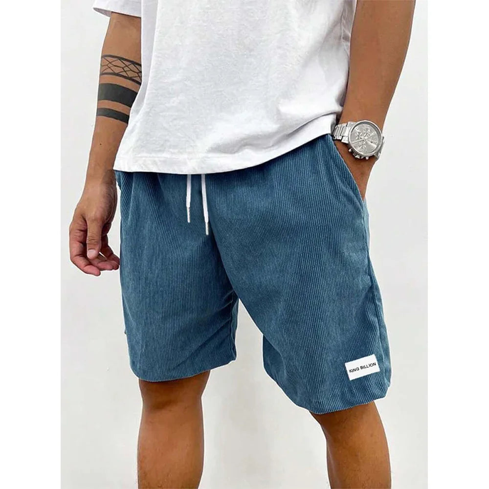 Men's Casual Corduroy Sweatpants | Comfortable Beach Basketball Shorts