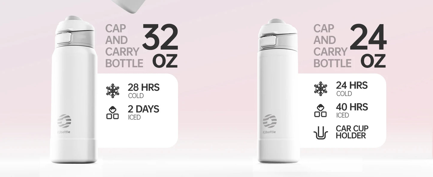 Magnetic Stainless Steel Sports Water Bottle with Insulation