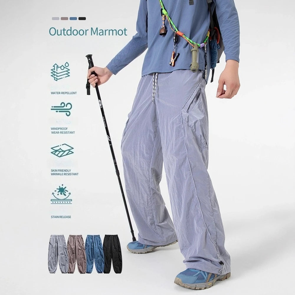 Outdoor 3-Proof Lightweight Cargo Trousers | Breathable Hiking Pants