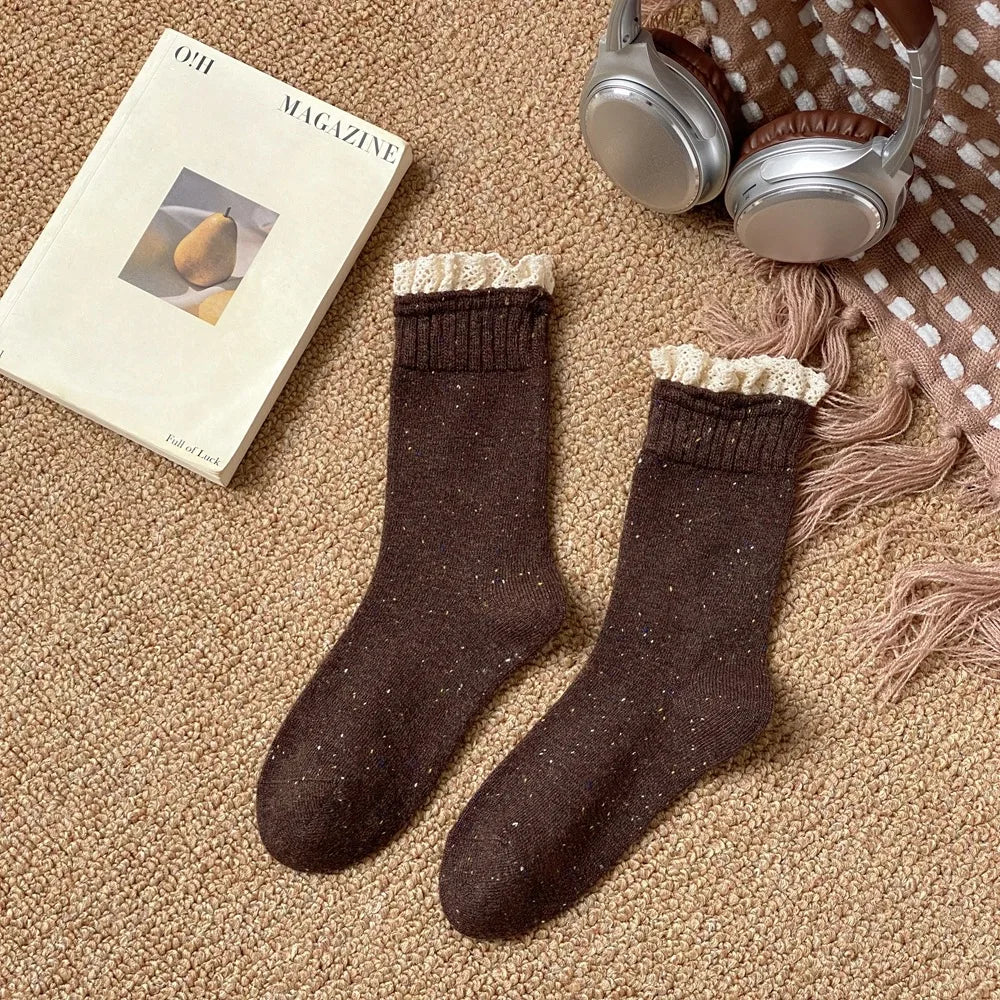 Frilly Kawaii Long Socks for Women | Ultimate Casual Style
