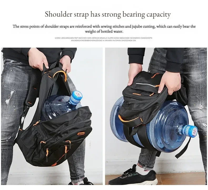Men's Oxford Waterproof Backpack | Stylish School & Travel Bag