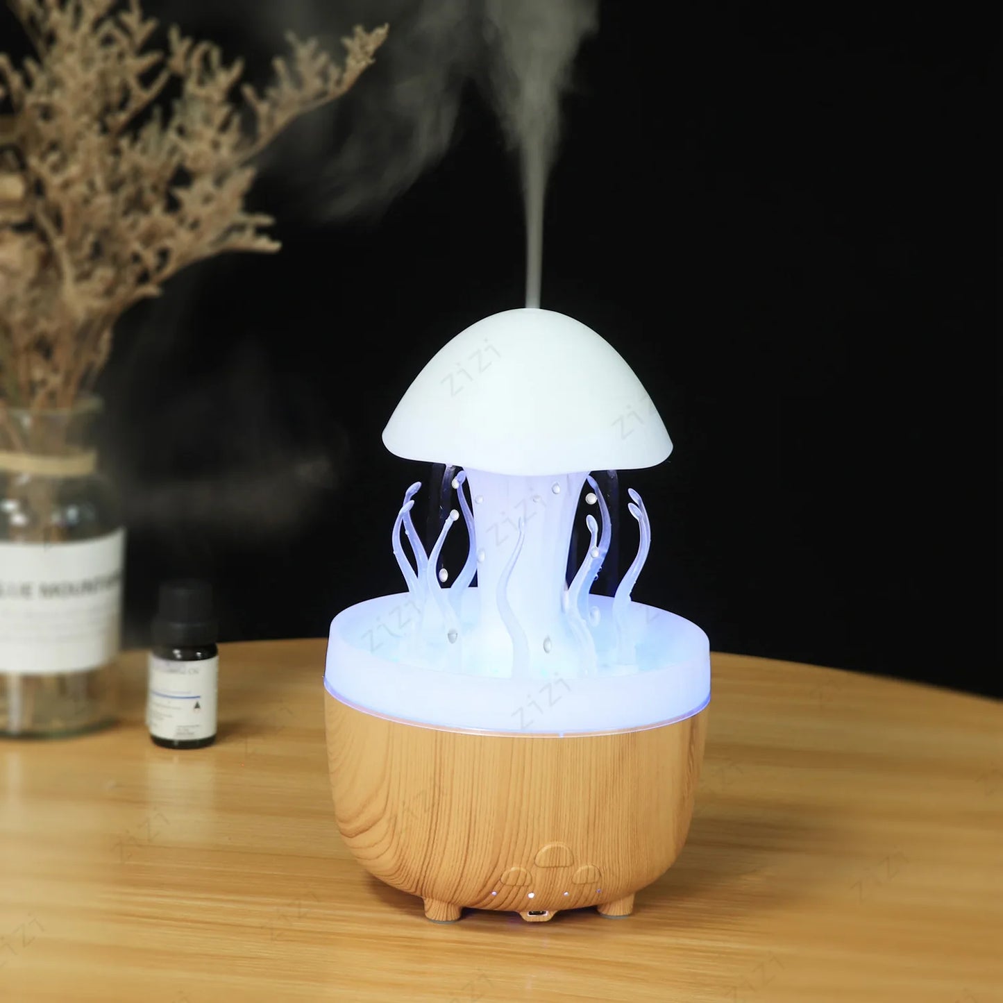 Colorful Night Light Aromatherapy Humidifier | Relaxing Bedroom Decor