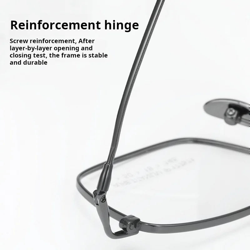 Stylish Titanium Prescription Glasses | Unisex Retro Eyewear
