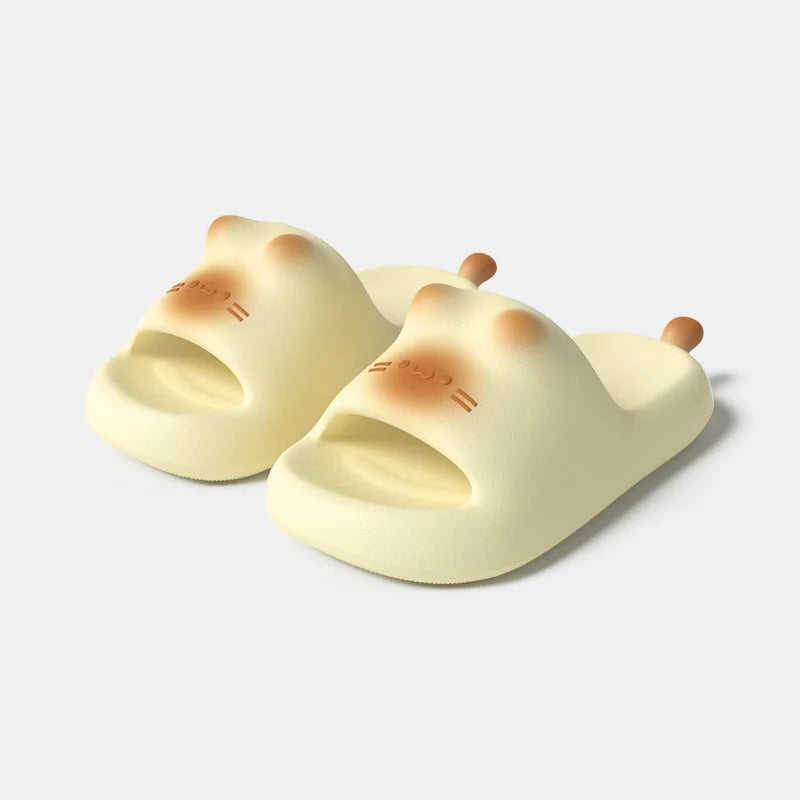 Cute Cat Slippers for Women | Lightweight Non-Slip Indoor Footwear