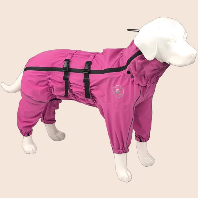Waterproof Reflective Dog Raincoat | Adjustable Pet Jacket