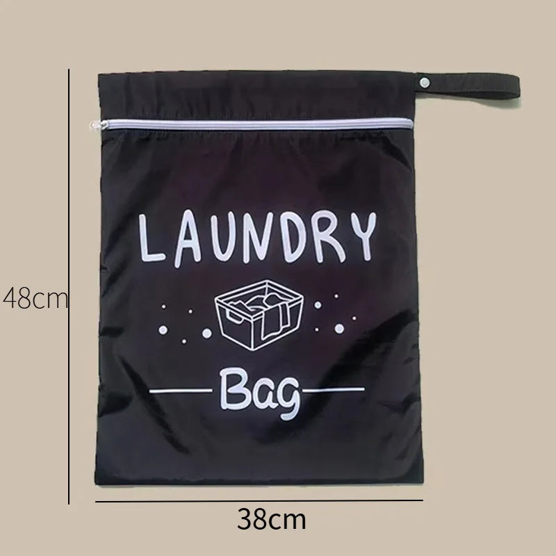 Waterproof Reusable Laundry Bags with Zip | Perfect for Travel & Fitness
