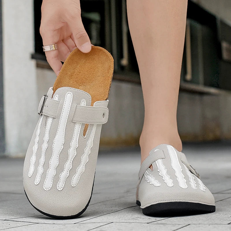 Men's Cork Clogs with Arch Support | Comfortable Indoor Footwear