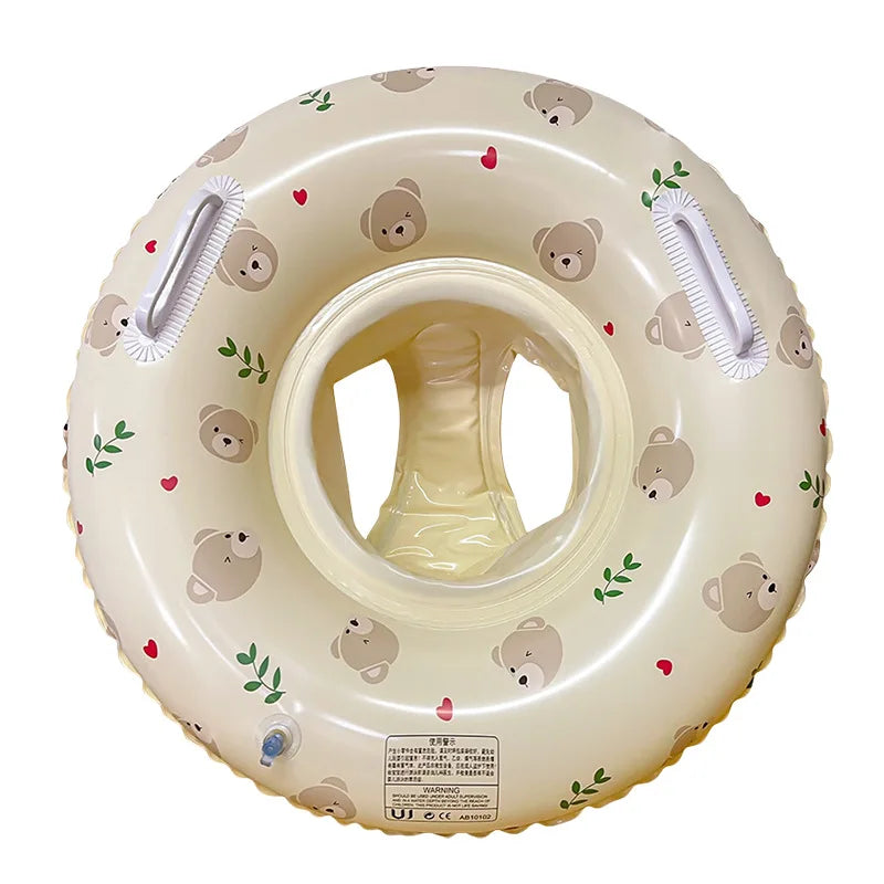 Baby Swimming Ring with Sunshade | Safe Toddler Pool Float