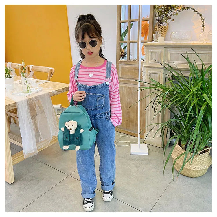 Personalized Plush Bear Backpack | Custom Kids Embroidered Bag