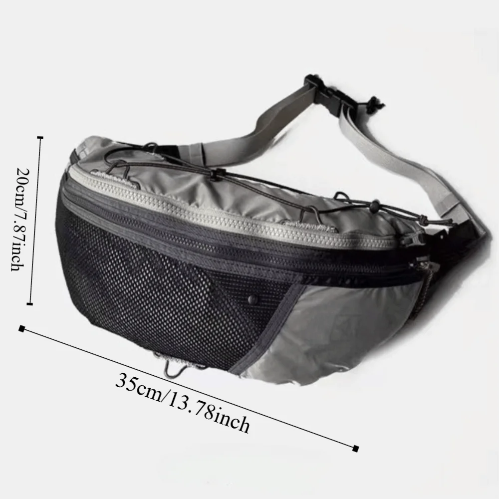 Unisex Large Capacity Crossbody Bag | Stylish Multifunctional Fanny Pack