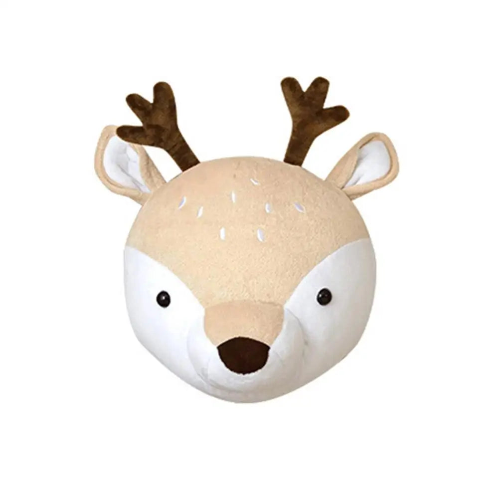 Adorable Elephant Head Wall Decoration | Charming Plush Toy