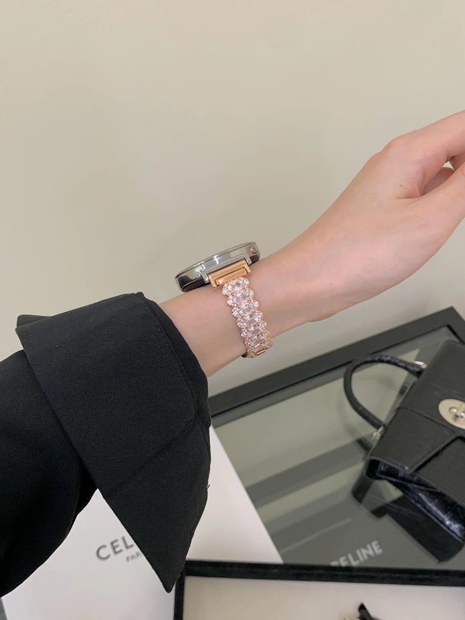 Dazzling Luxury Jewelry Band for Smartwatches | Elegant Women's Strap