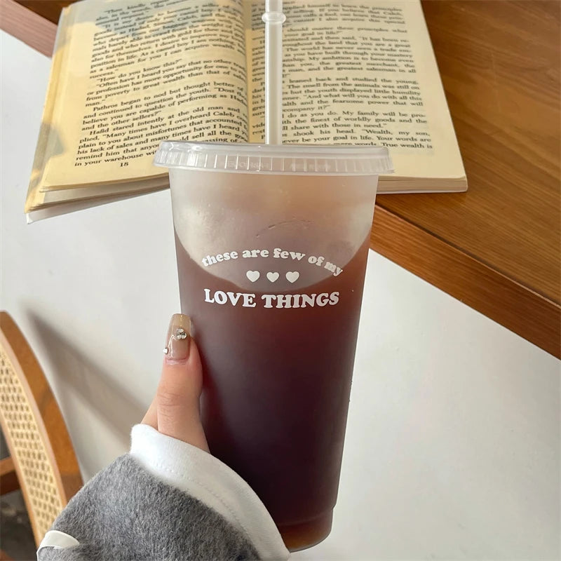 Kawaii Water Bottle | Cute BPA Free Tumbler with Straw