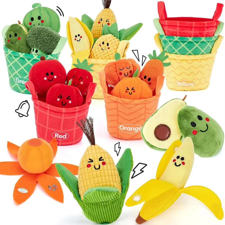 Plush Baby Beehive Toy with Stuffed Farm Animals | Sensory Fun