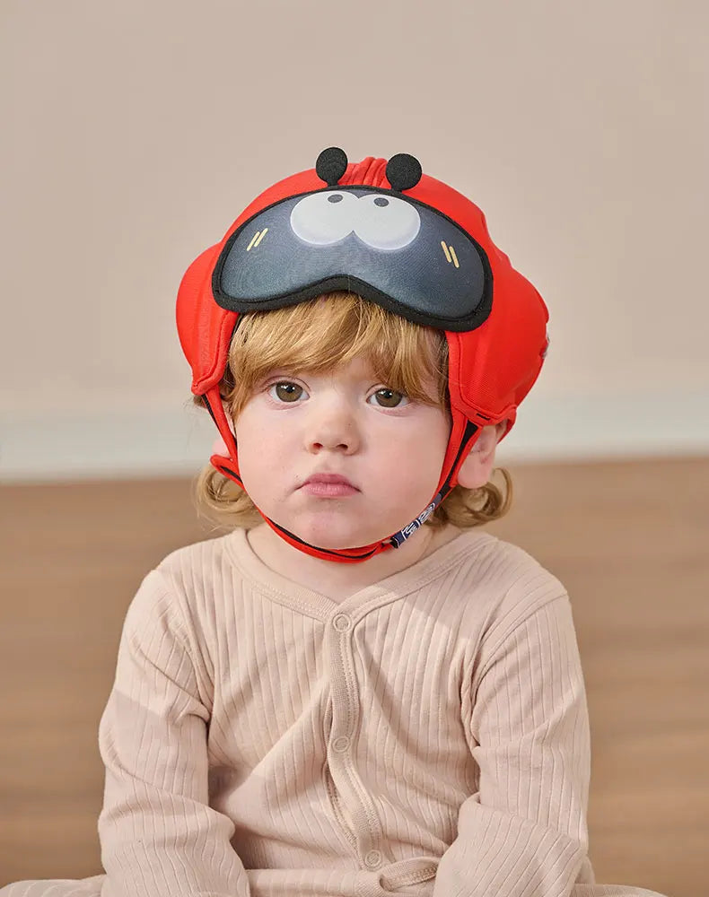 Cute Ladybug Baby Helmet | Safe Anti-Shock Headgear for Infants