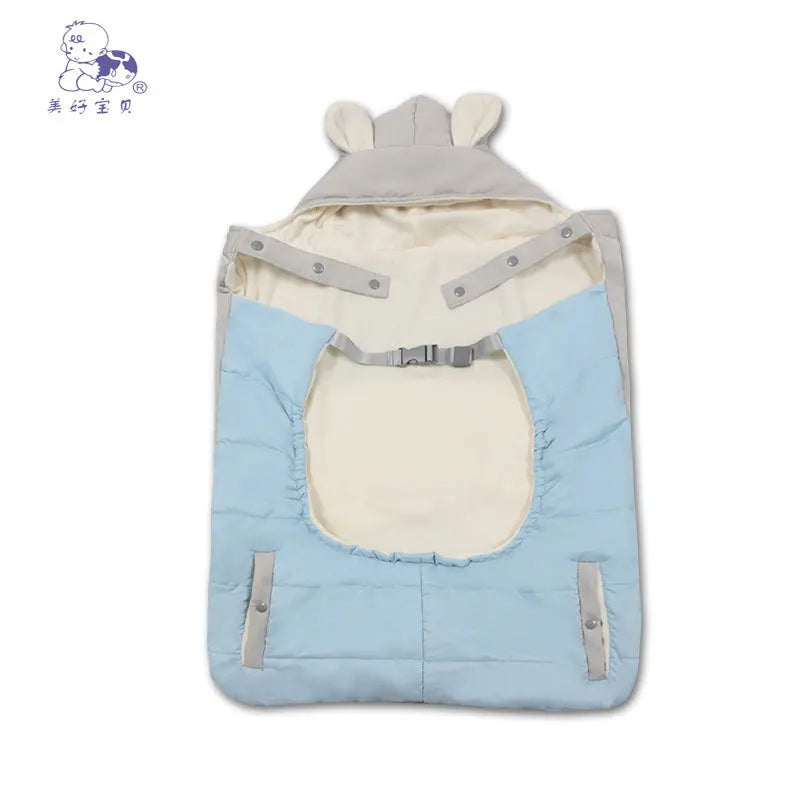 Baby Carrier Wrap Cocoon Newborn Waist Seat Warm Baby Blanket Shoulder Shawl Outdoor Spring Autumn Winter Windproof Coat Blanket