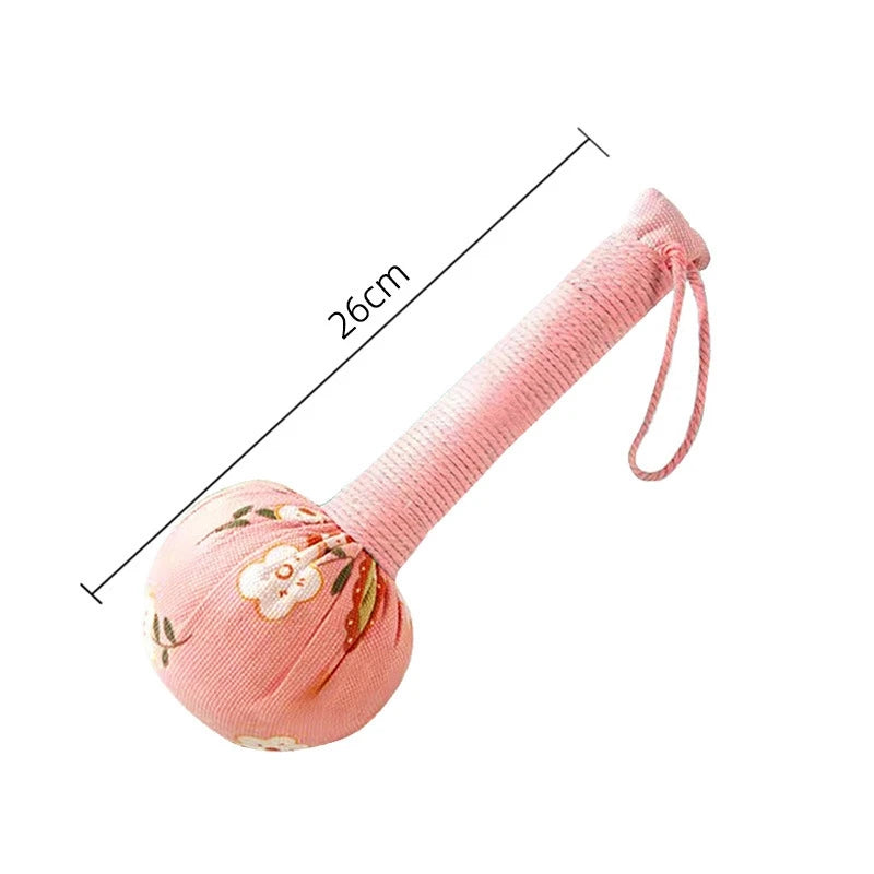 Long-Handled Wormwood Massage Hammer | Lymphatic Drainage Tool