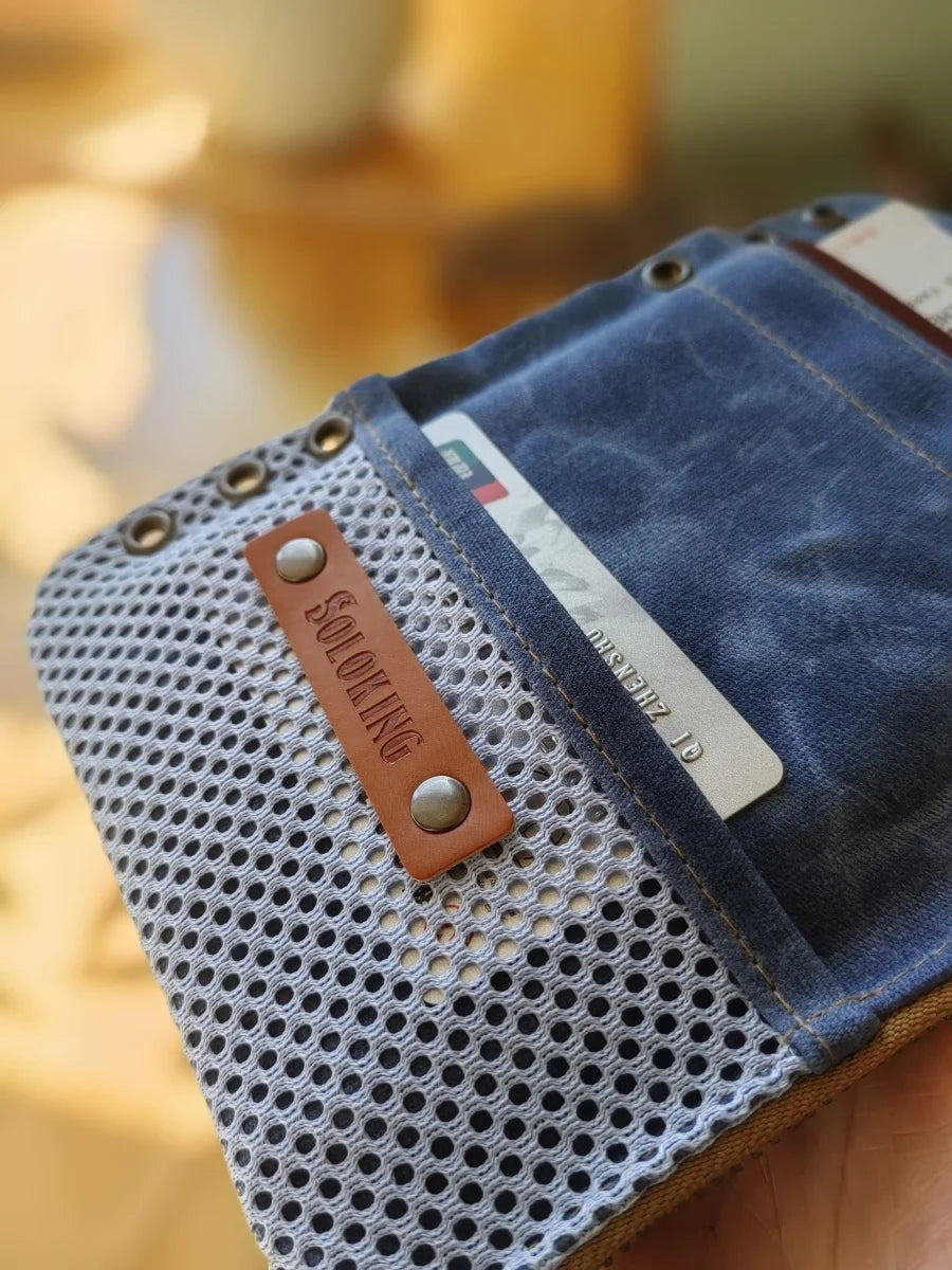 Multifunctional Canvas Storage Bags for Notebooks & Accessories