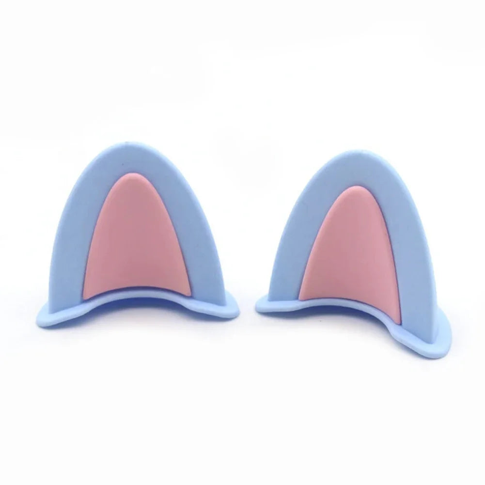 Cute Cat Ears Motorcycle Helmet Decorations | Fun Helmet Accessories
