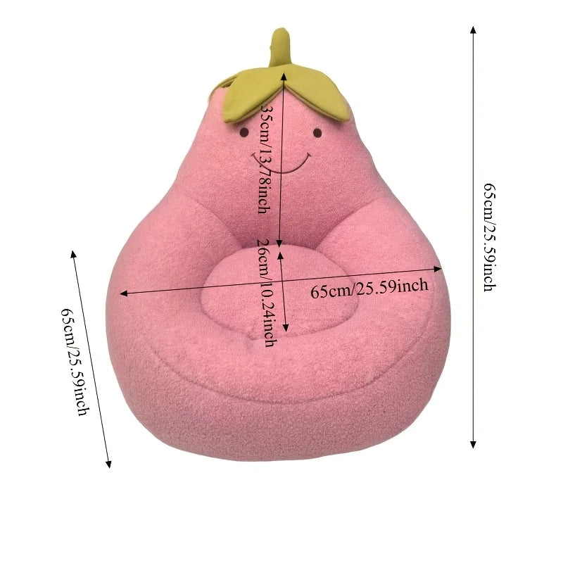 Eggplant Shaped Bean Bag Chair | Unique Indoor & Outdoor Lounge