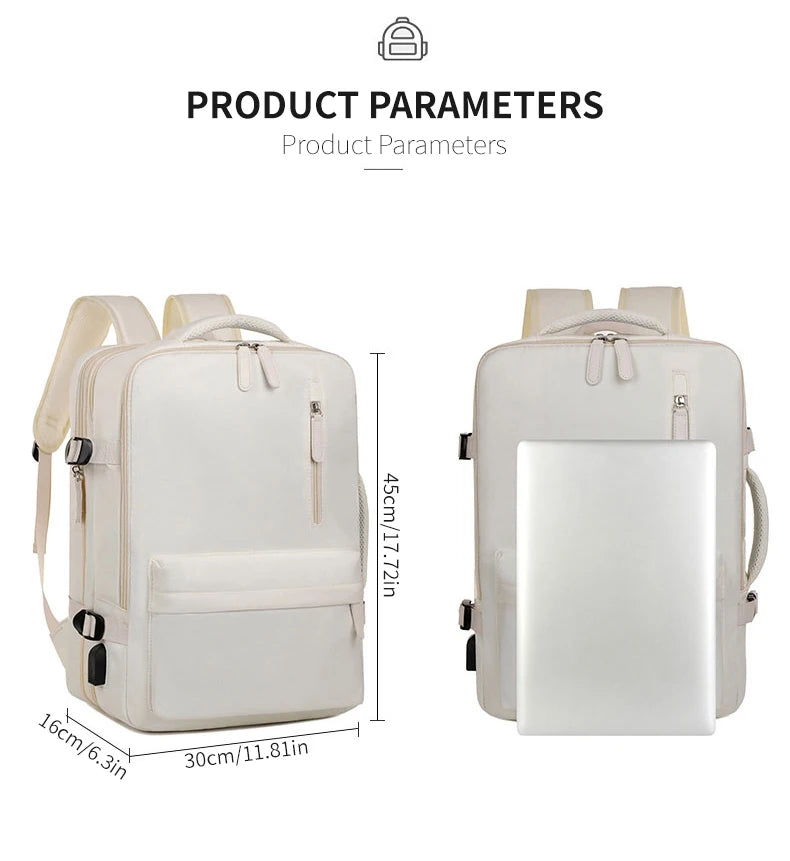 Versatile Airplane Travel Backpack | Perfect Carry-On Luggage