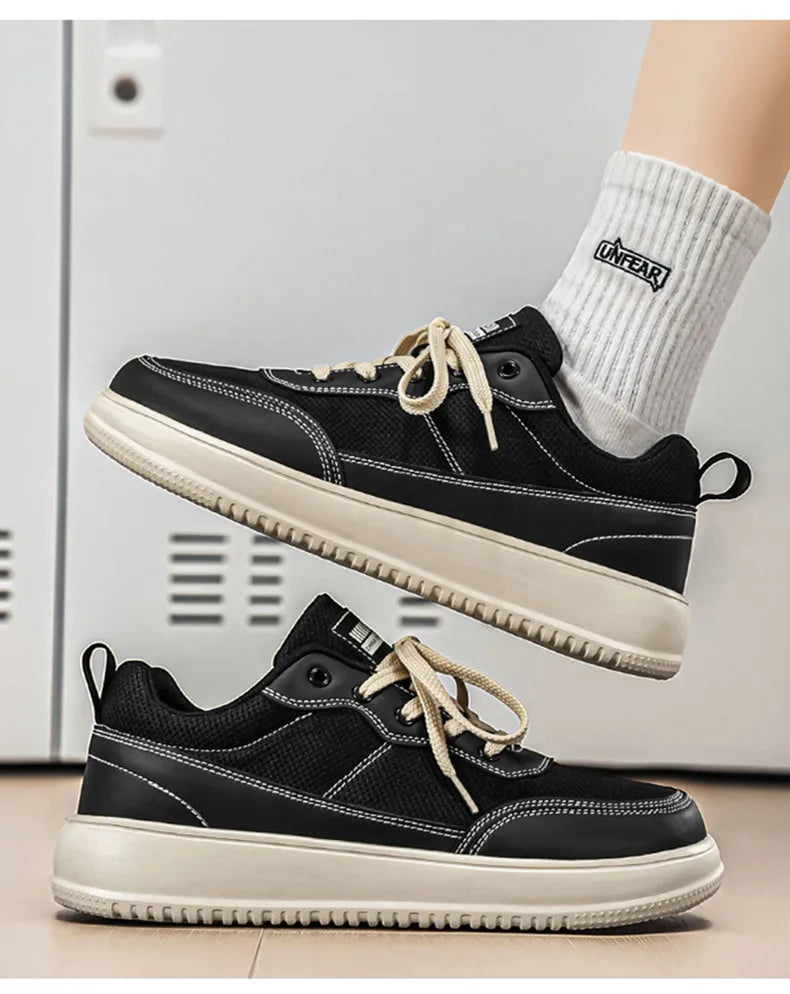 Men's Casual Wide Toe Shoes | Breathable and Comfortable Sneakers