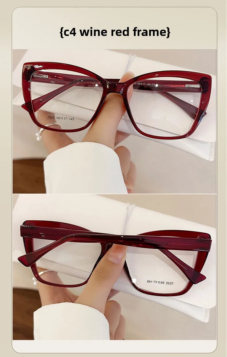 Stylish Cat Eye Blue Light Blocking Reading Glasses for Women