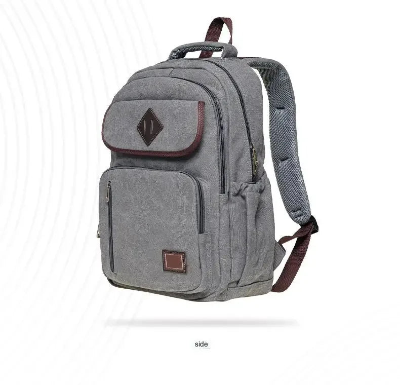 Vintage Canvas Backpack | Stylish Backpack for School & Travel