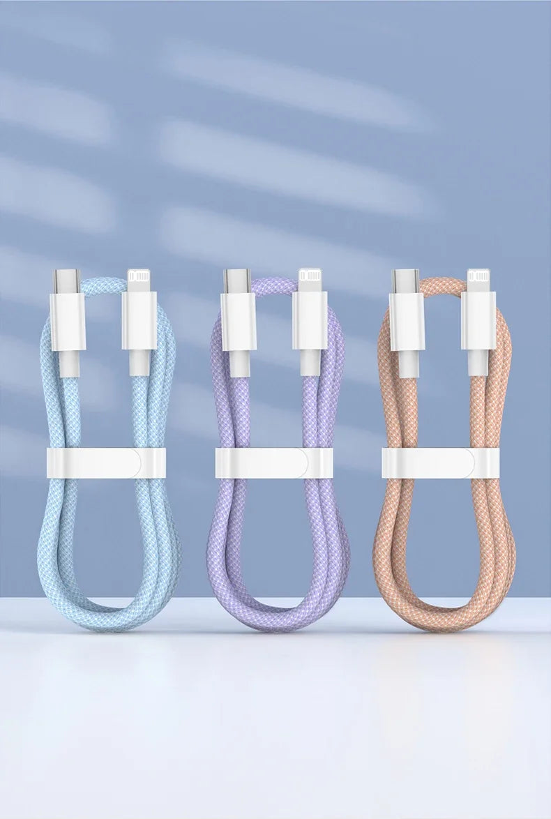 20W USB-C Fast Charging Cable for iPhone & iPad Devices