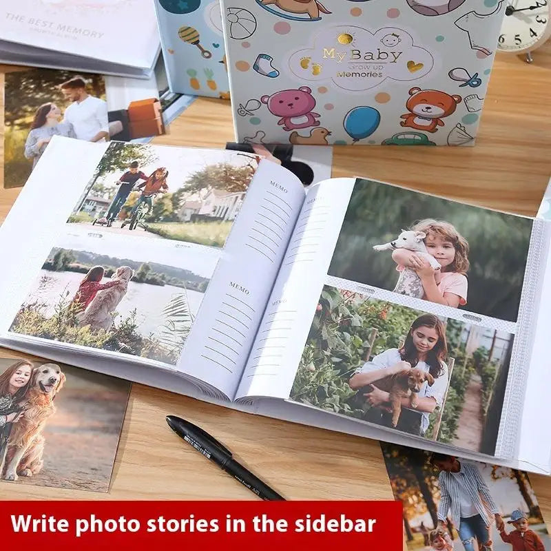6-Inch Photo Album for Cherishing Baby Memories | High-Capacity