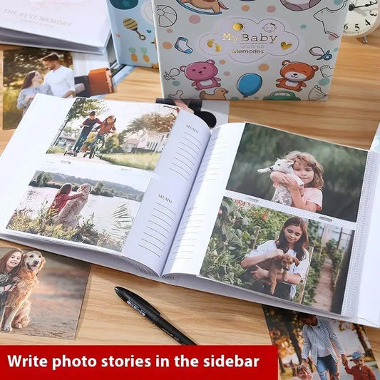 6-Inch Photo Album for Cherishing Baby Memories | High-Capacity