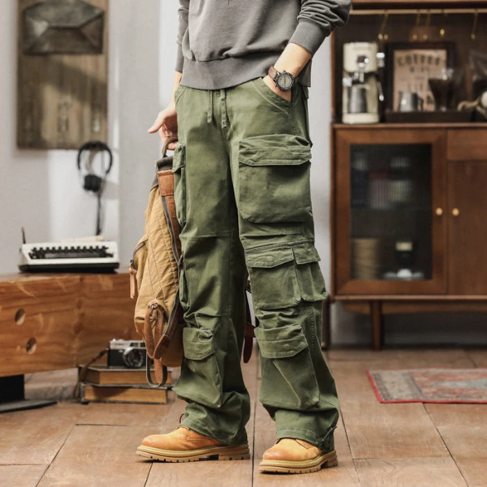 Versatile Men's Cargo Jogger Pants for Outdoor Adventures