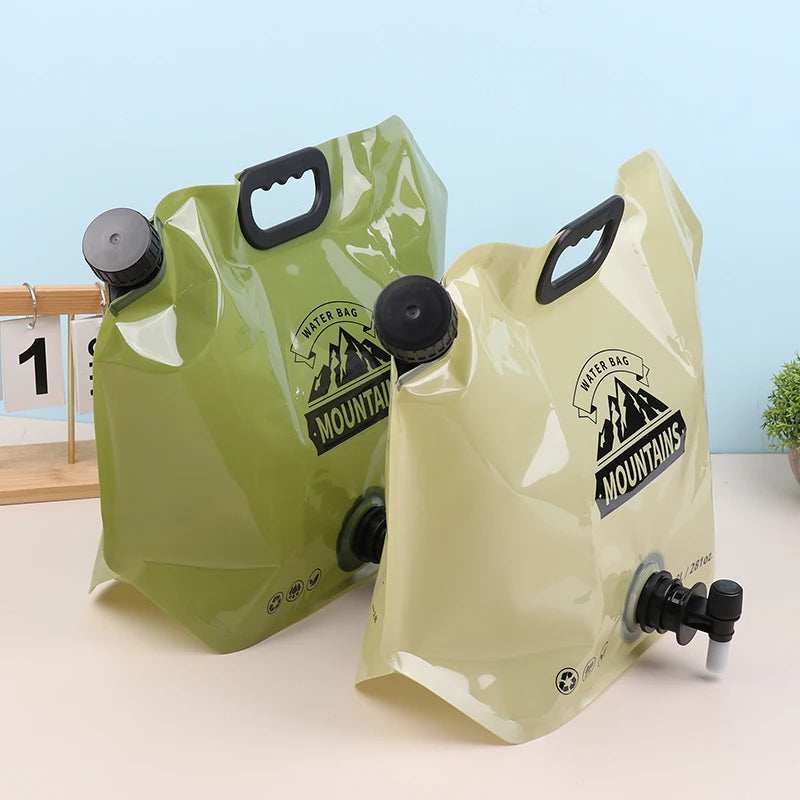 Portable 0.8L Water Bag for Camping & Travel | Compact Water Container