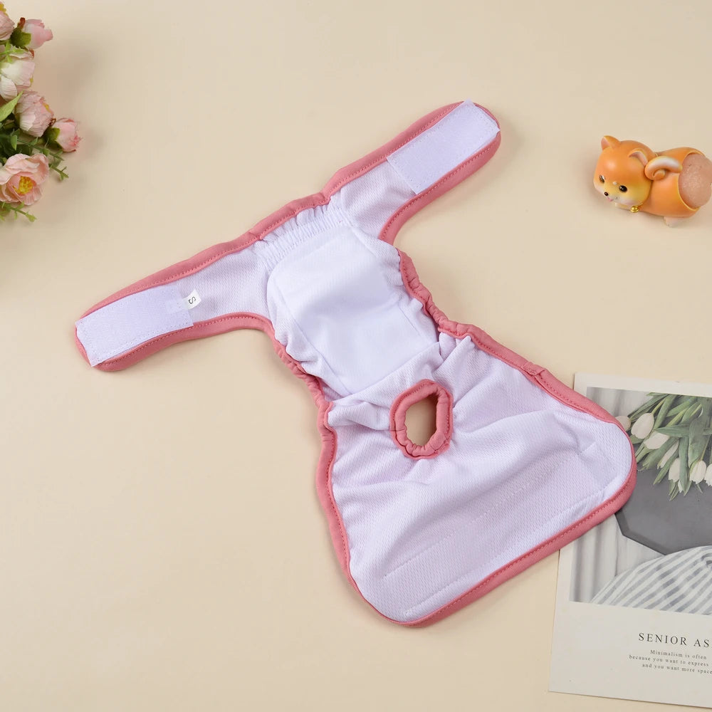 Washable Female Dog Diaper | Adjustable Leakproof Pet Pants