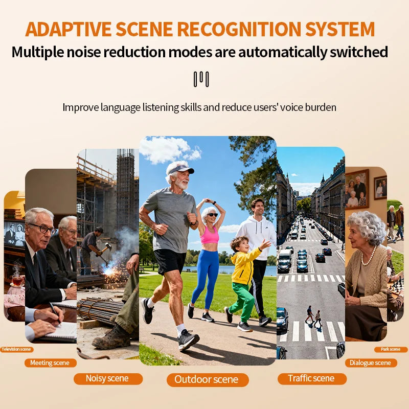 32-Channel Bone Conduction Hearing Aid | Noise Reduction & Bluetooth