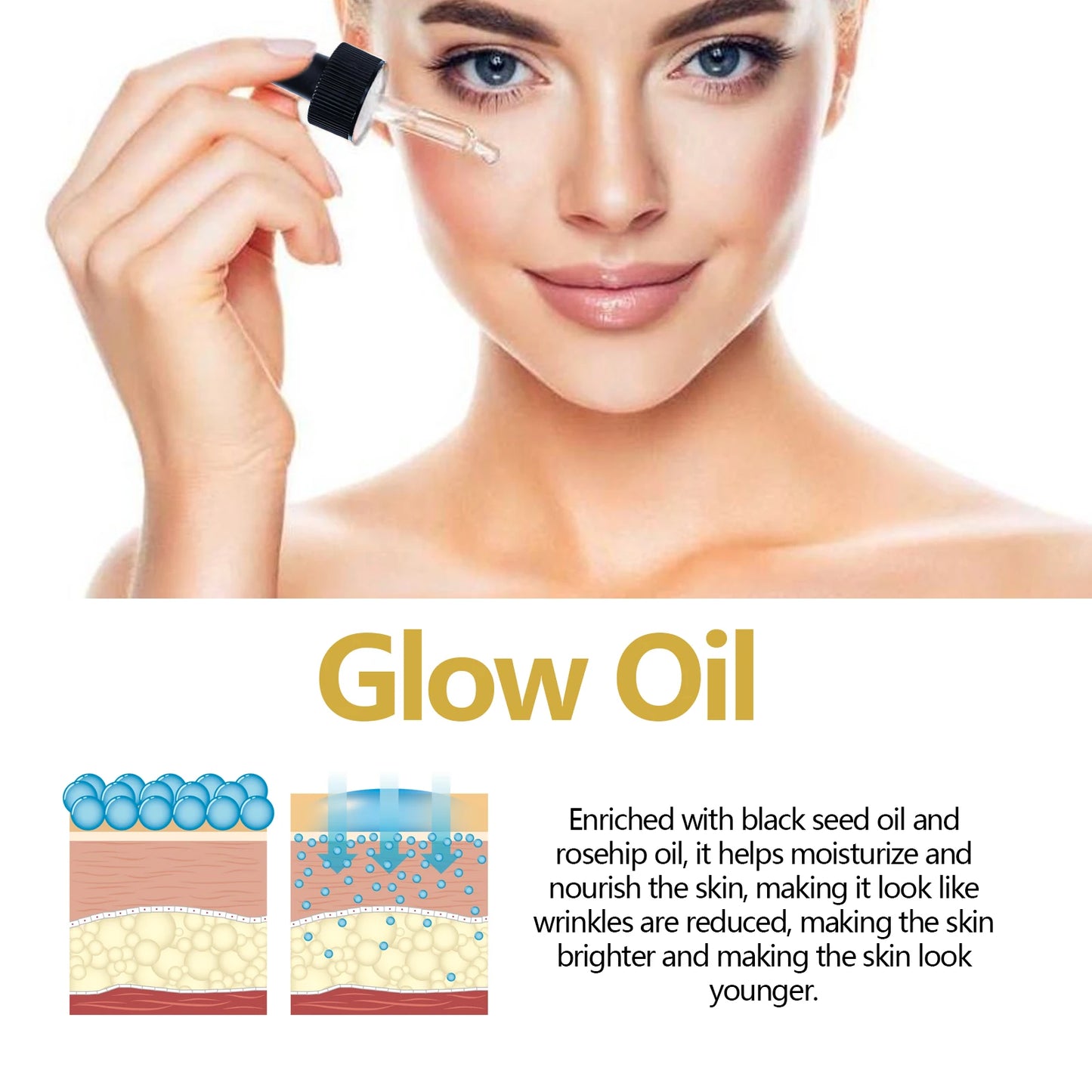Anti-Aging Facial Oil | Hydrating Moisturizer & Wrinkle Reducer