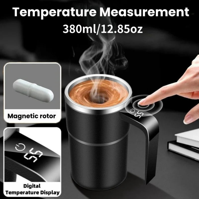 380ML Mini Electric Self Mixing Mug | Waterproof & Rechargeable