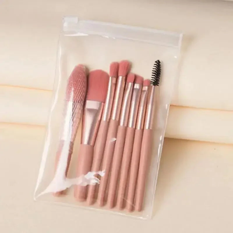 8PCS Professional Makeup Brush Set | Flawless Application Tools
