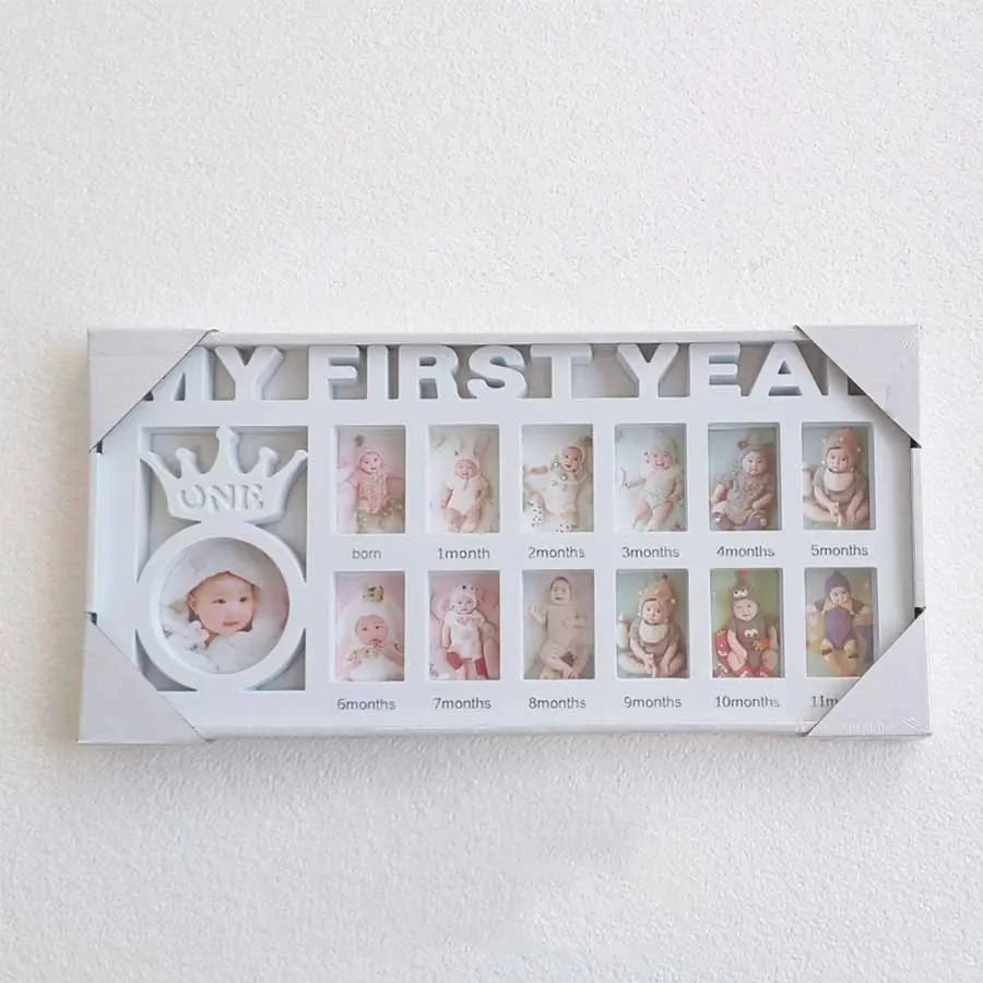 Newborn Baby Growth Photo Frame | My First Year Keepsake Gift