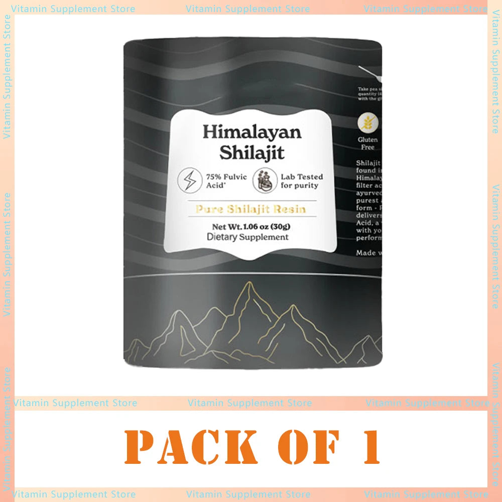 High Potency Pure Himalayan Shilajit Resin | Boost Stamina & Health