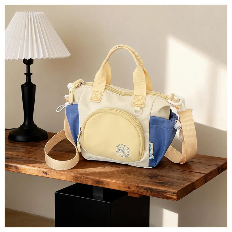 Elegante Bolso de Hombro Color Block | Bandolera Versátil para Mujer