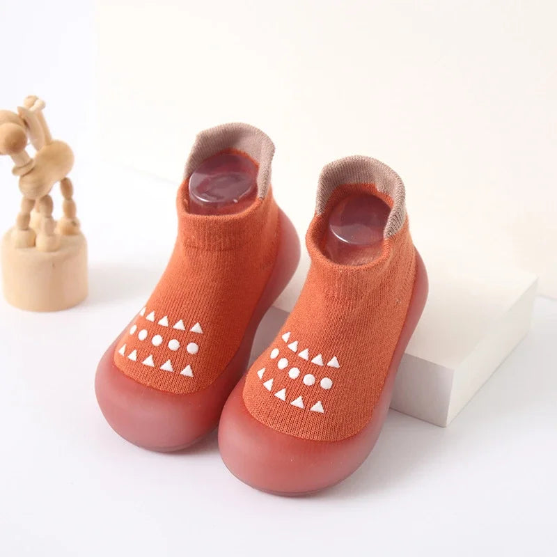 Cute Cartoon Baby Socks Shoes | Soft Rubber Sole for First Walkers