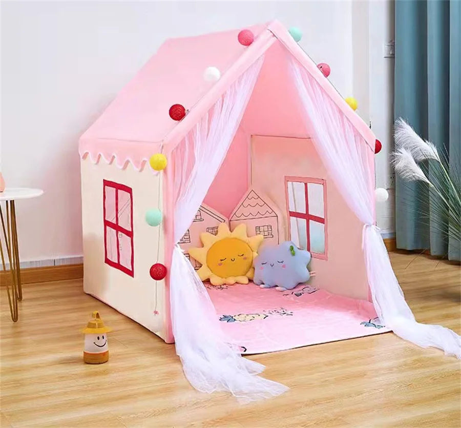 Portable Baby Play Tent | Indoor Outdoor Kids Teepee House