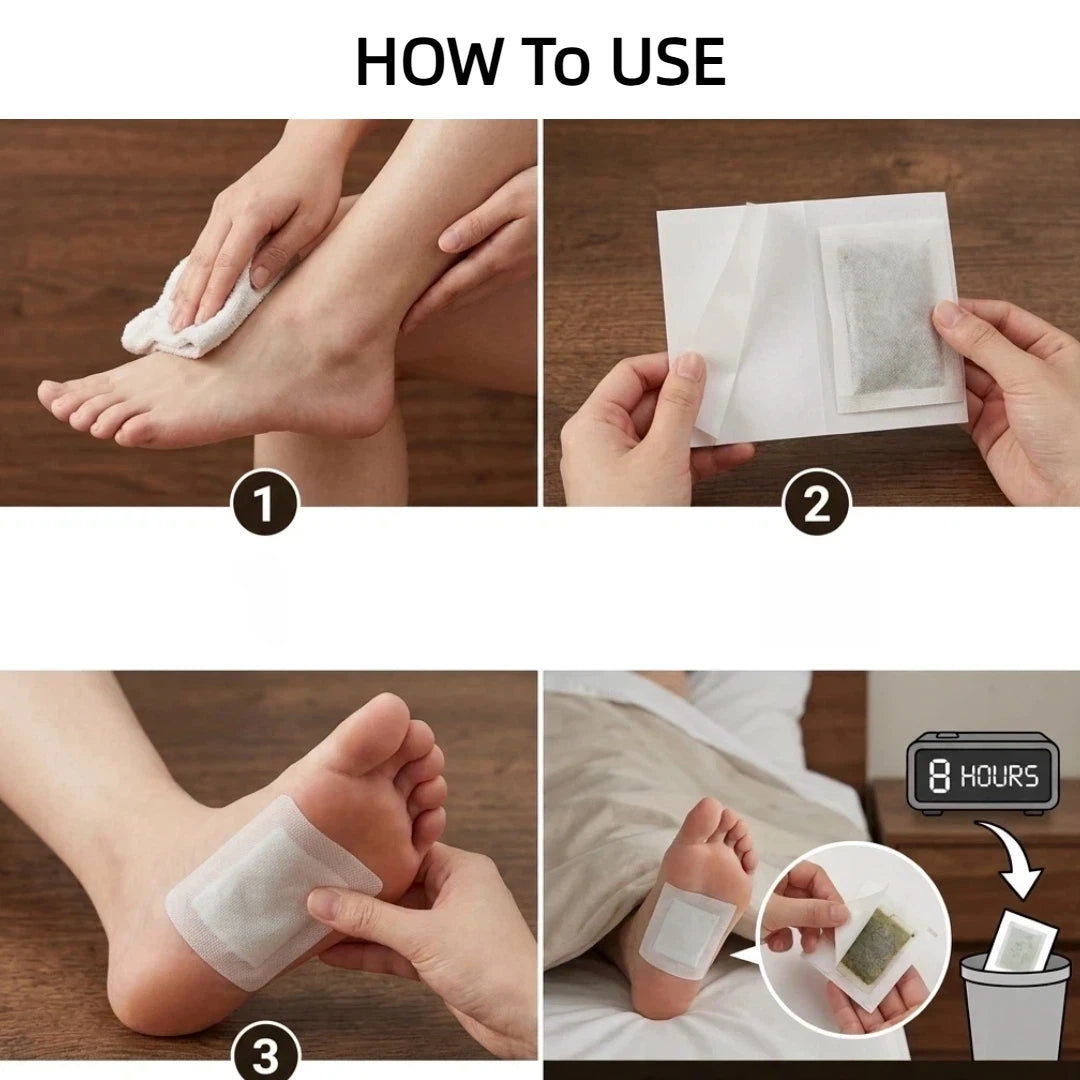 Natural Detox Foot Patches | Improve Sleep & Relieve Stress
