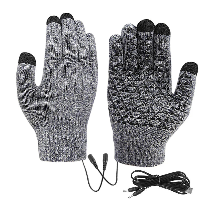 Rechargeable Heated Gloves | USB Winter Touchscreen Mittens